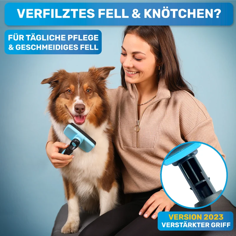 "ZupfZeug 2.0" Selbstreinigende Zupfbürste