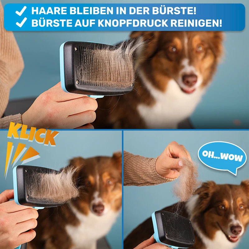 "ZupfZeug 2.0" Selbstreinigende Zupfbürste