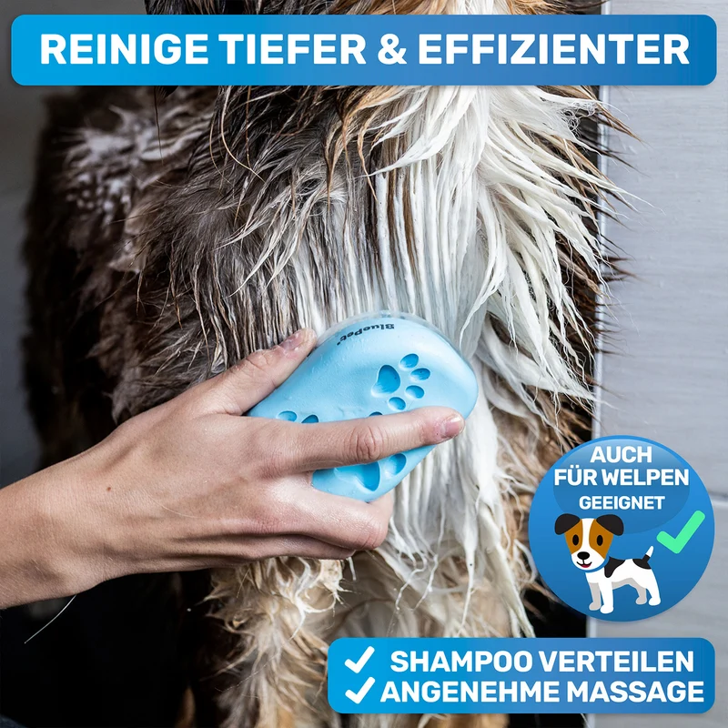 "FellFein Soft" Gummistriegel