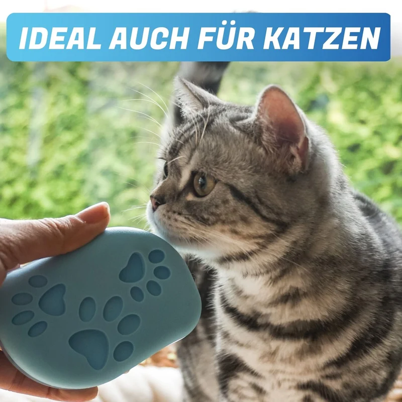 "FellFein Soft" Gummistriegel