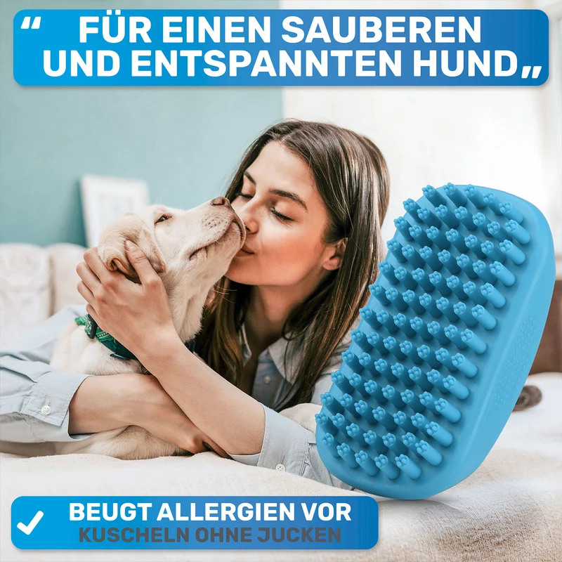 'FellFein' Gummistriegel für Hunde