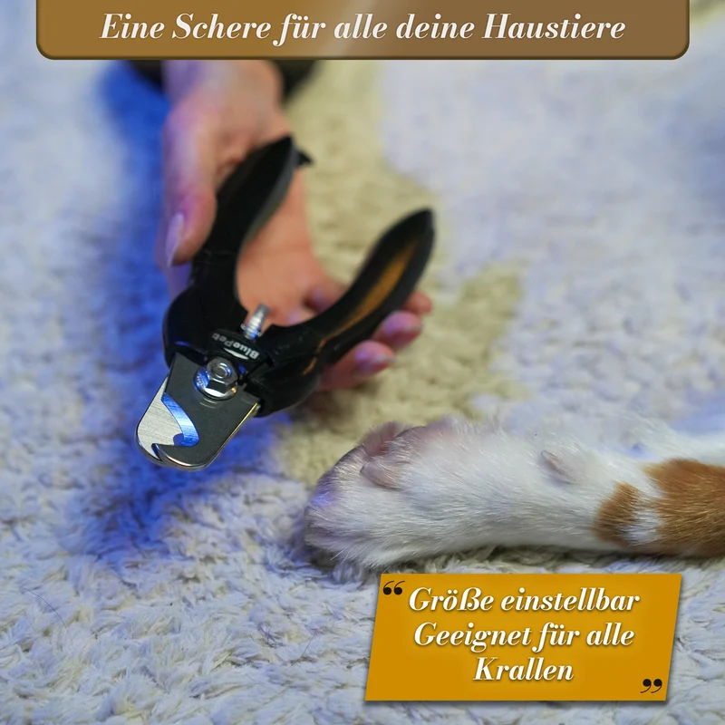 Krallenschere Verstellbar Gr. S-L für kleine & große Hunde