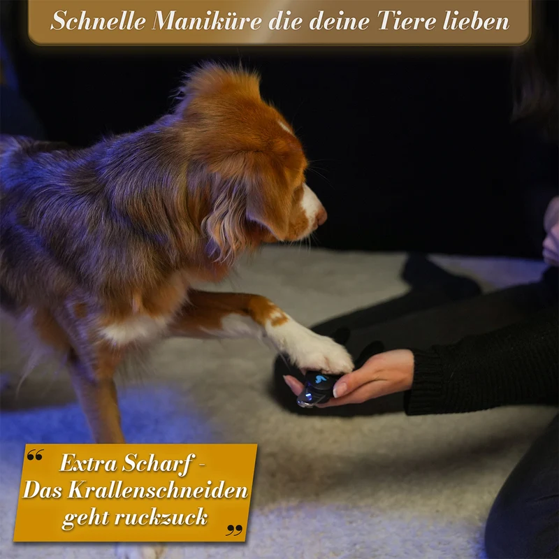 Krallenschere mit Schutz für kleine & große Hunde