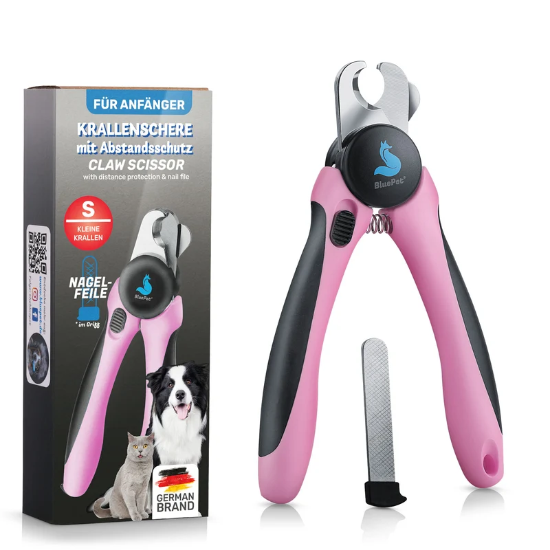 Krallenschere mit Schutz für kleine & große Hunde