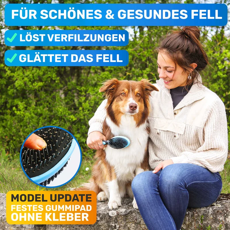 'DoppelDecker' Doppelbürste für Hunde und Katzen