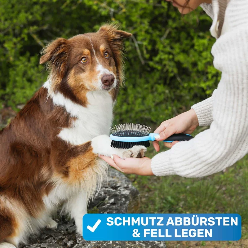 'DoppelDecker' Doppelbürste für Hunde und Katzen