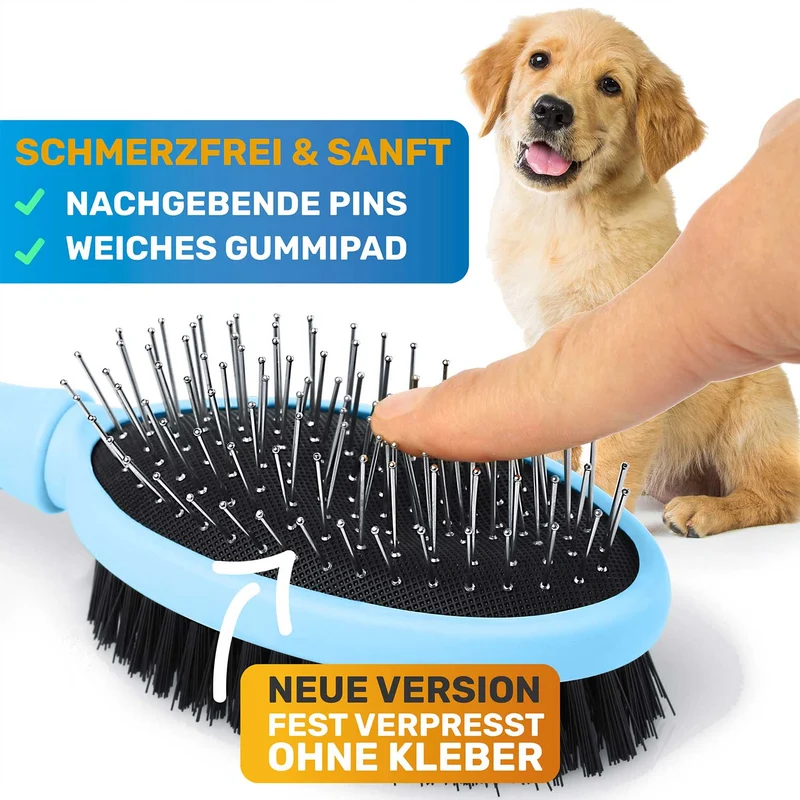 'DoppelDecker' Doppelbürste für Hunde und Katzen