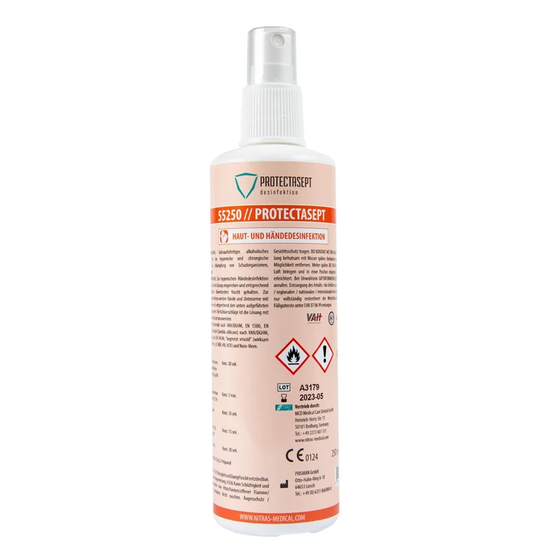 Protectasept Skin Nitras Handdesinfektion - 250ml