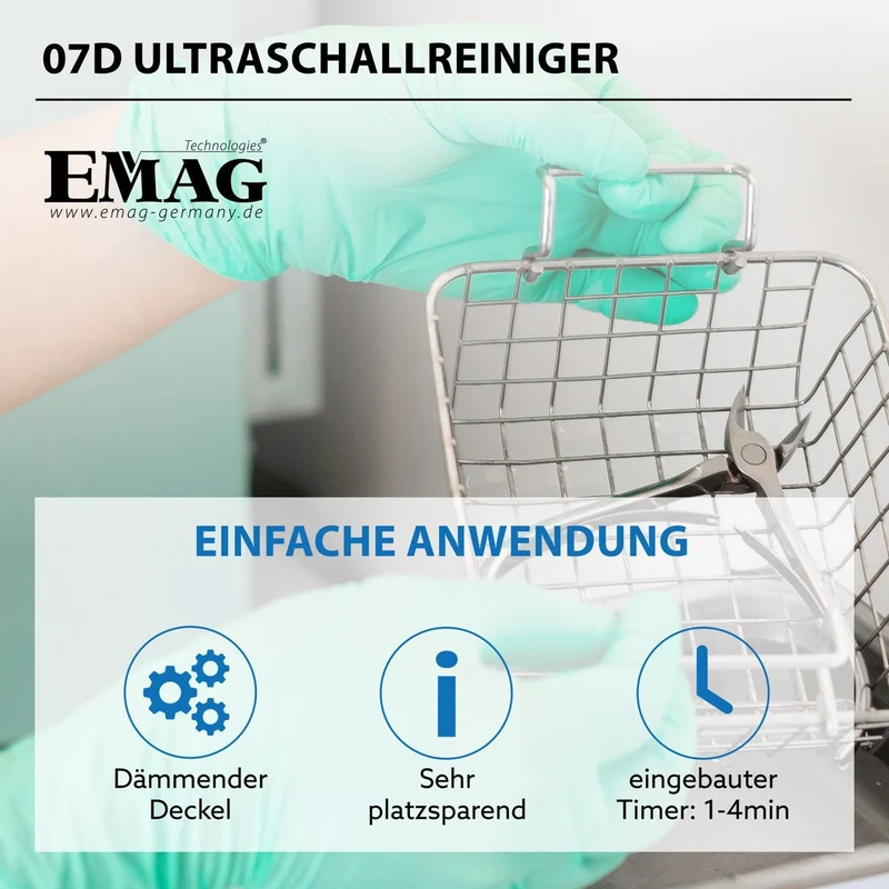 07D Ultraschallreiniger Edelstahl