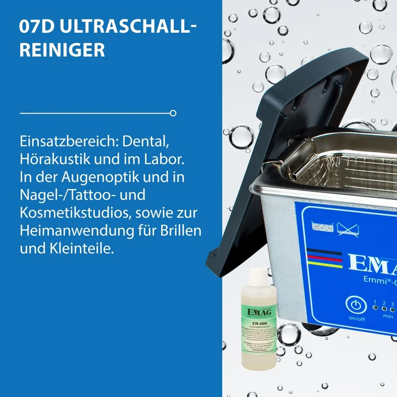 07D Ultraschallreiniger Edelstahl