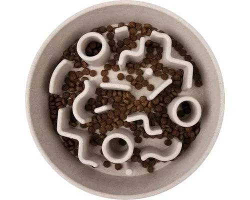 District 70 Bamboo Slow Feeder – Anti-Schling-Napf