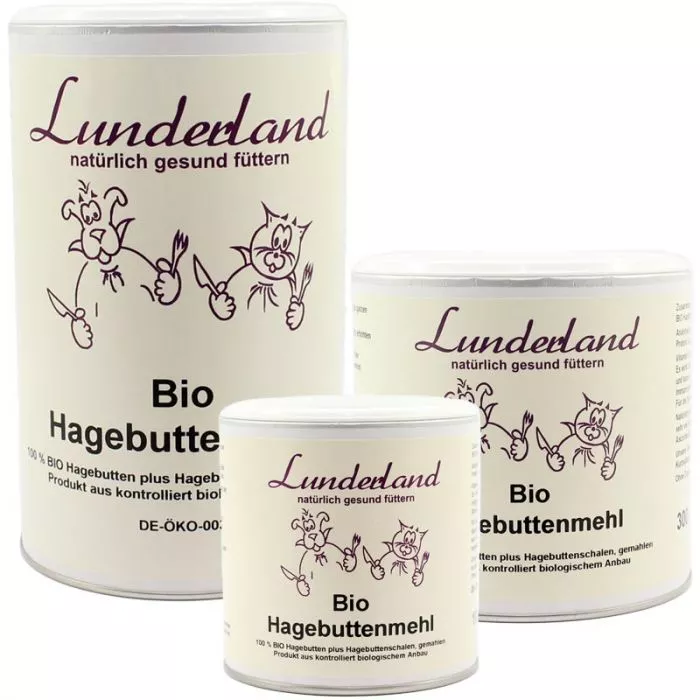 Lunderland Bio-Hagebuttenpulver – für Hunde & Katzen