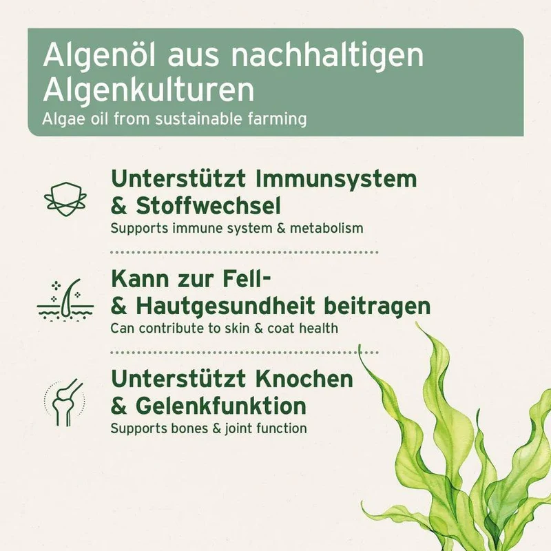 AniForte Algenöl – veganes Omega-3 für Tiere