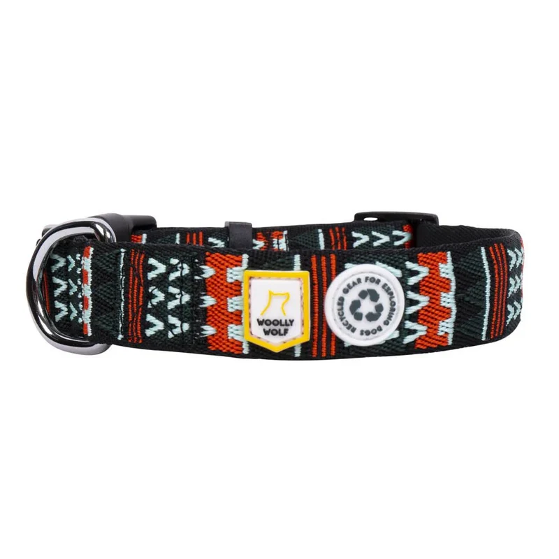 Woolly Wolf Hundehalsband Woodland – nachhaltig & robust