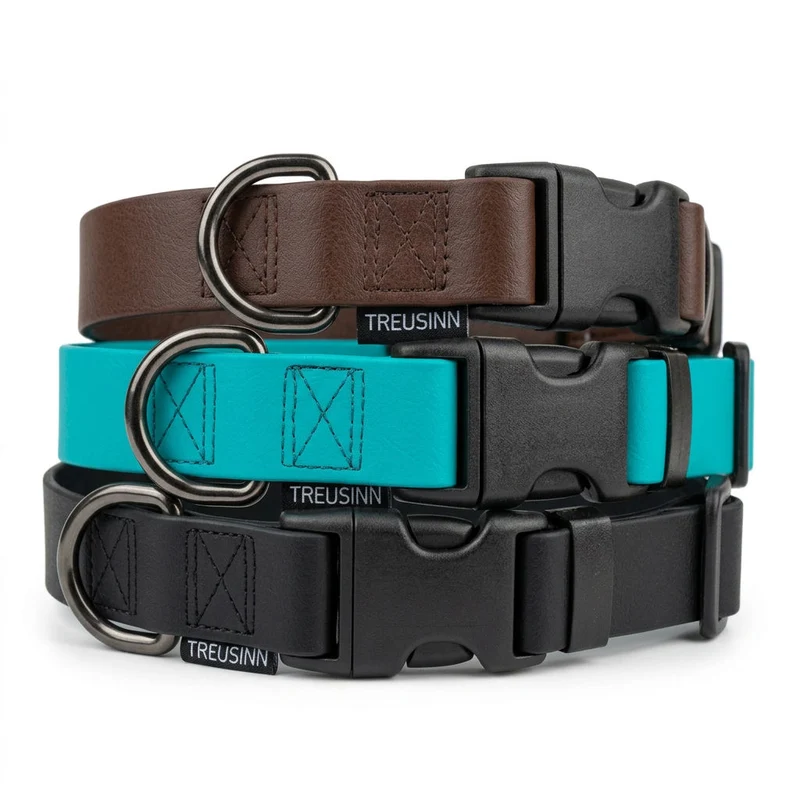 Treusinn BioThane Halsband Super Stay – wasserfest & vegan