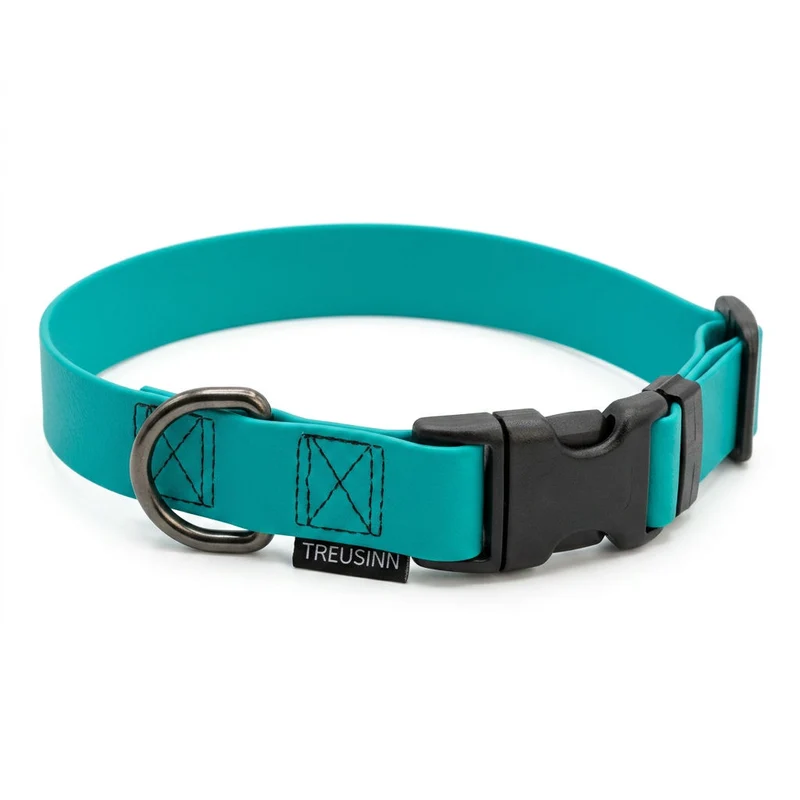 Treusinn BioThane Halsband Super Stay – wasserfest & vegan