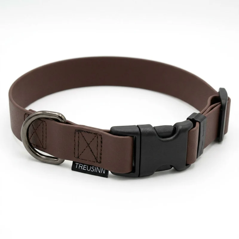 Treusinn BioThane Halsband Super Stay – wasserfest & vegan