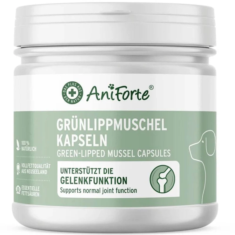 AniForte Grünlippmuschel Kapseln – Gelenkpflege für Hunde