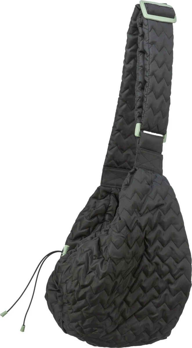 Gesteppte Cross-Body Hundetragetasche Mavie mit Kordelzug