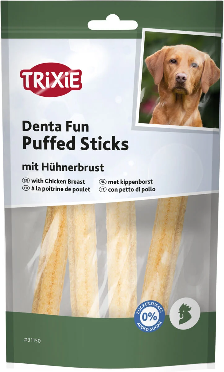 Puffed Sticks mit Hühnerbrust