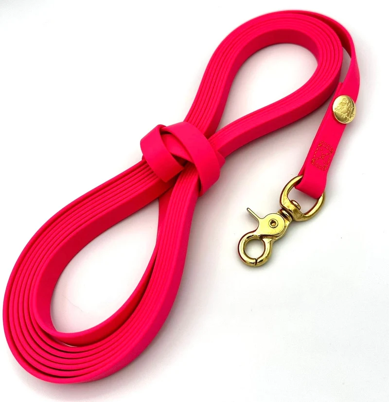 Schleppleine Biothane Neonpink