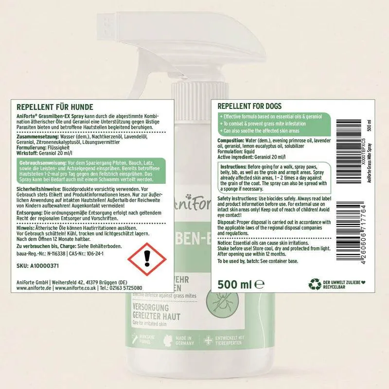 AniForte Grasmilben Spray – Schutz für Hunde
