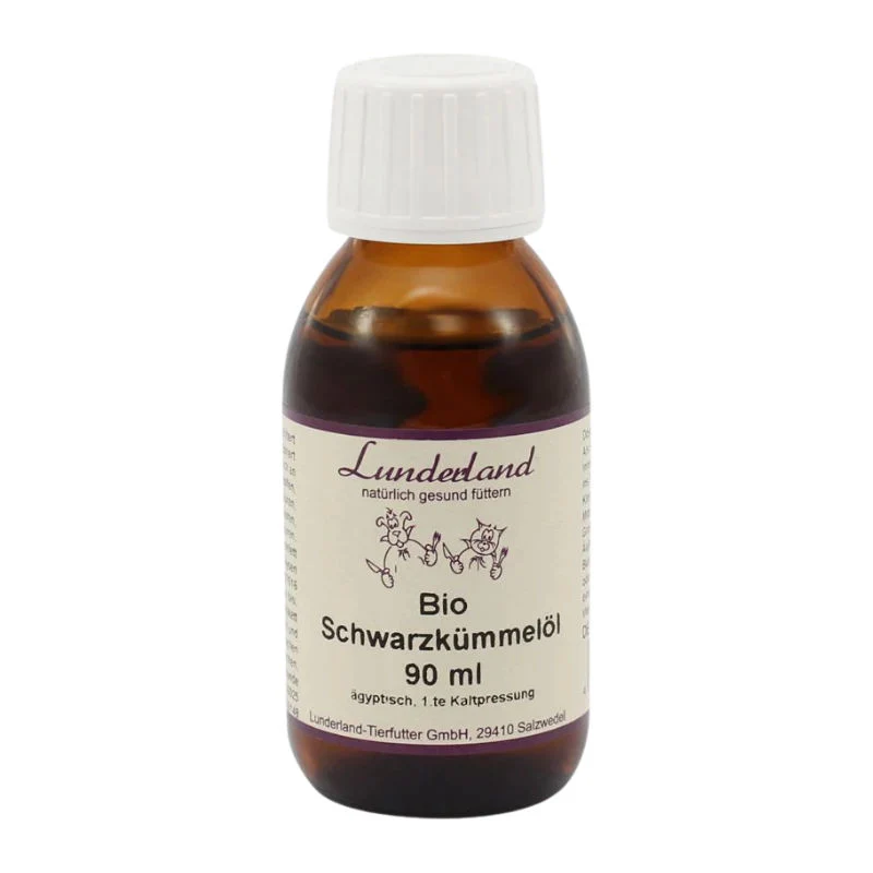 Lunderland Bio-Schwarzkümmelöl – Öl für Hunde