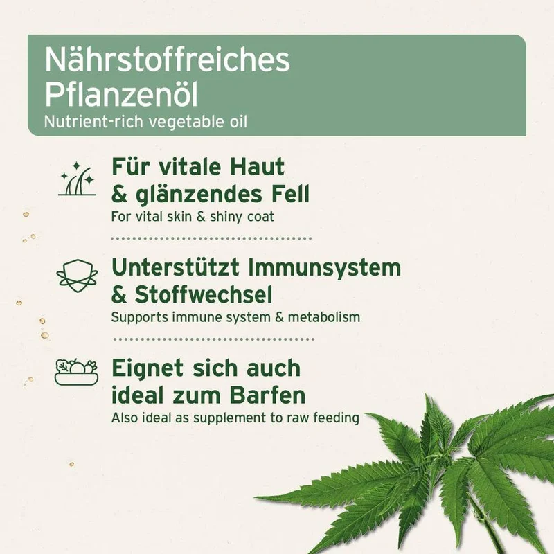 AniForte Bio Hanföl – für Hunde & Katzen