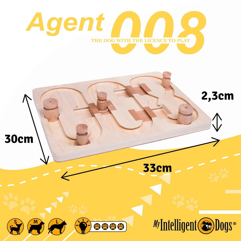 My Intelligent Dog Agent 008 – Intelligenzspielzeug für Hunde