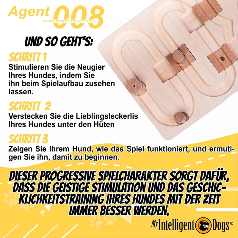 My Intelligent Dog Agent 008 – Intelligenzspielzeug für Hunde