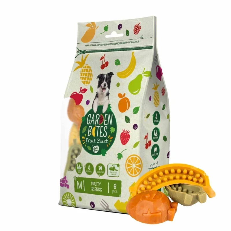 Duvo+ Garden Bites Fruity Friends – Fruchtiger Kauspaß für deinen Hund 🐶