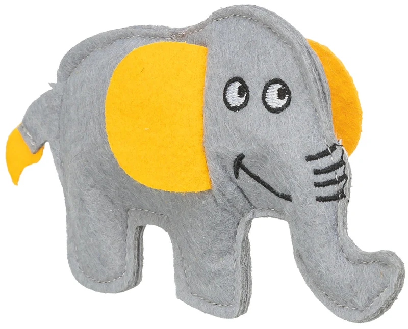 Katzenspielzeug Elefant aus Filz mit Catnip