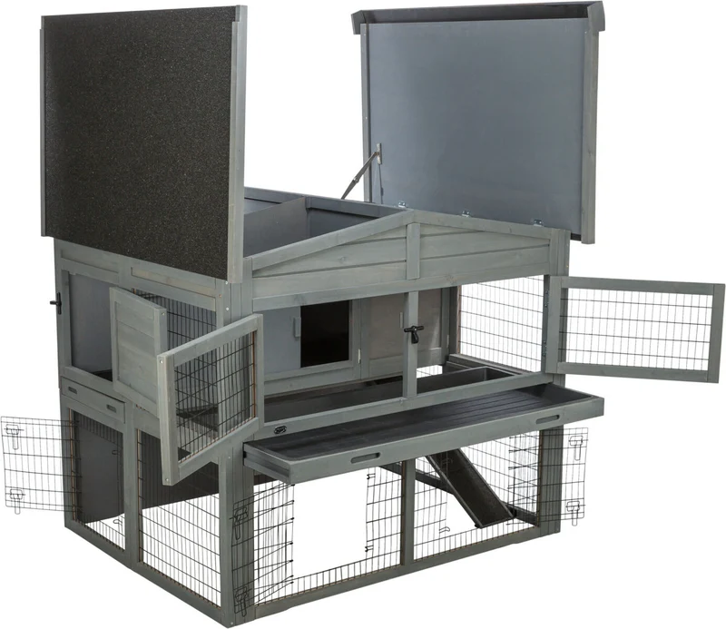 Kleintierstall XL mit Freilaufgehege