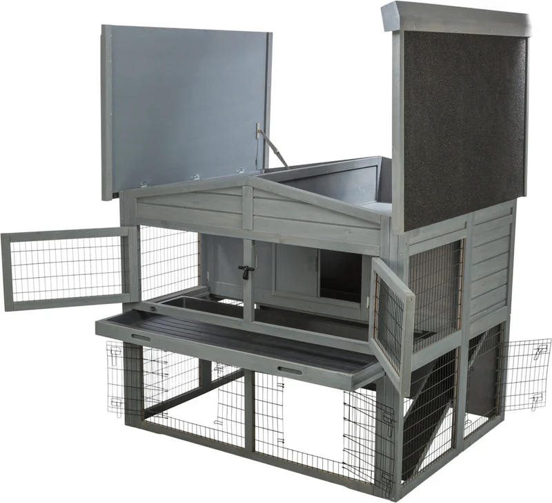 Kleintierstall XL mit Freilaufgehege