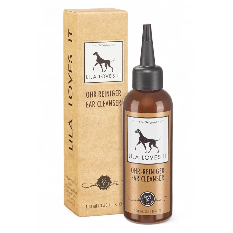LILA LOVES IT Ohr-Reiniger – Ohrenpflege für Hunde