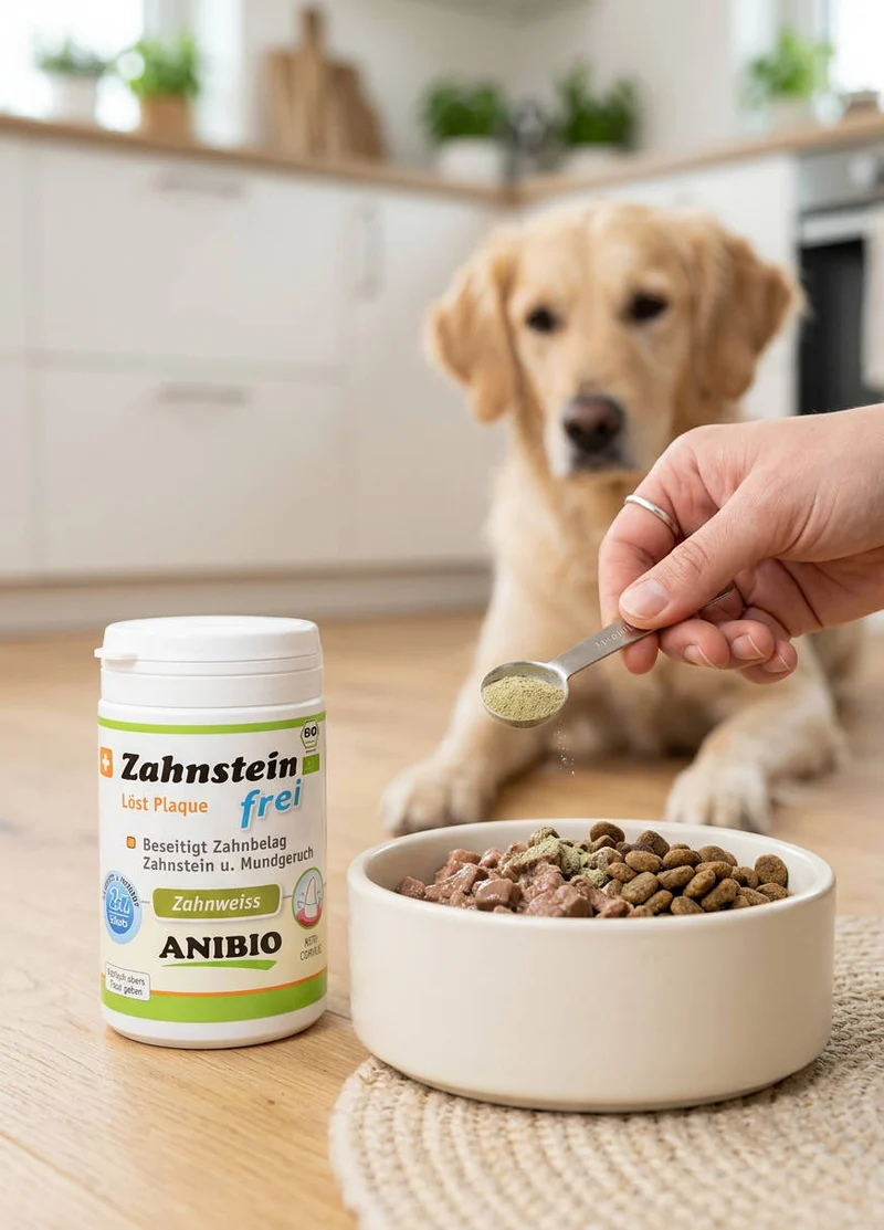 ANIBIO Zahnstein-frei – Zahnpflege für Hunde & Katzen
