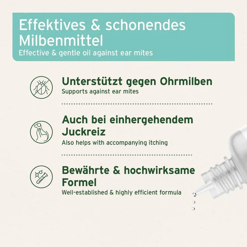 AniForte Ohrmilbenöl – Ohrpflege für Hunde & Katzen