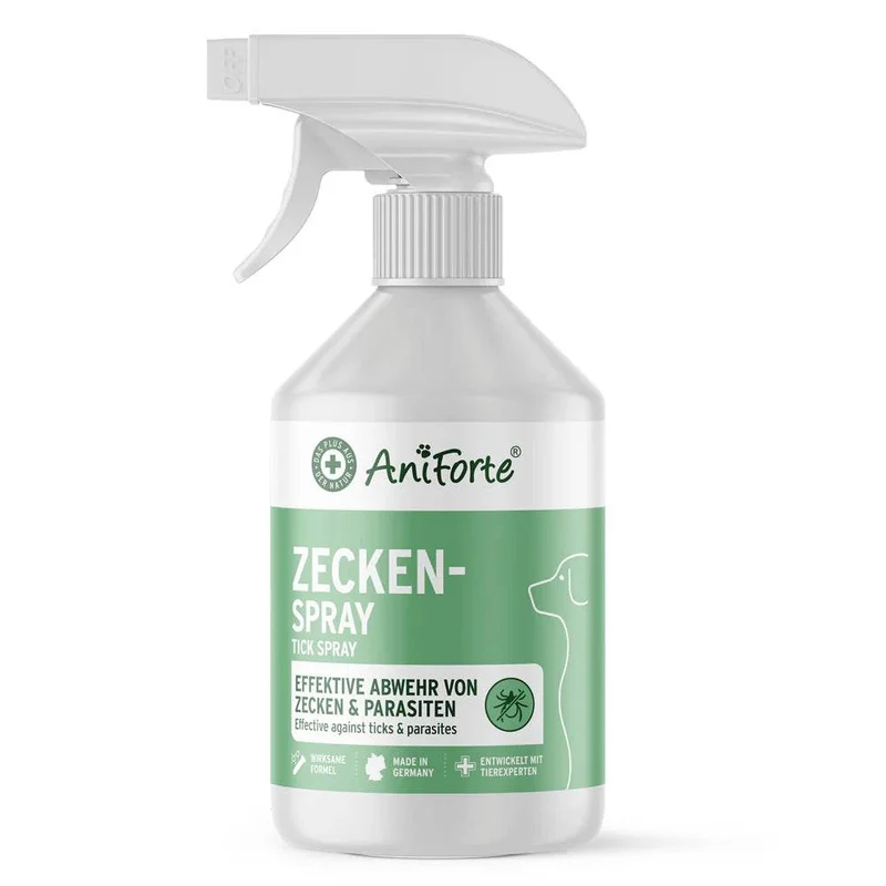 AniForte Zeckenspray – pflanzlicher Schutz für Hunde