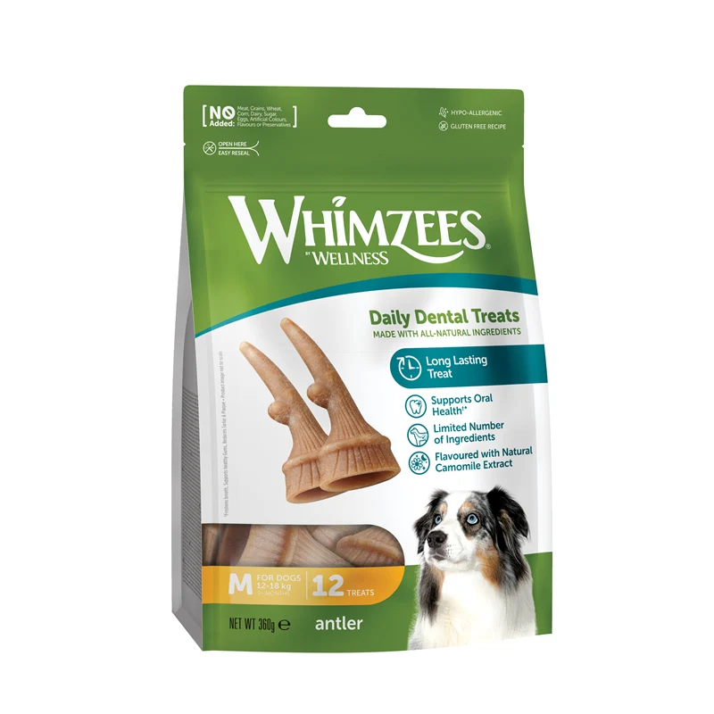 vegetarischer Hundesnack in Geweihform
