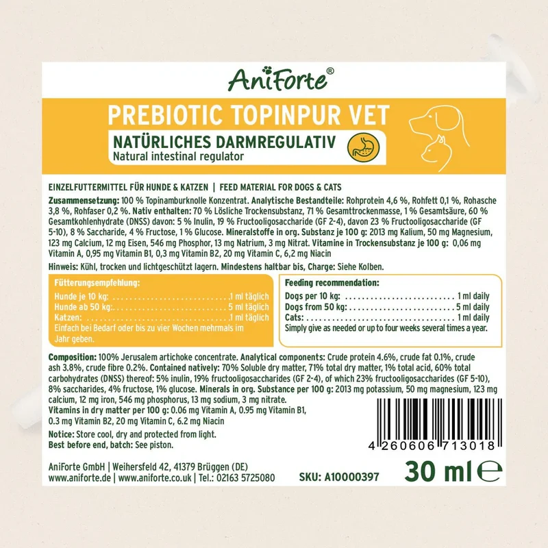 AniForte TopinPur VET – Präbiotikum für Hunde & Katzen