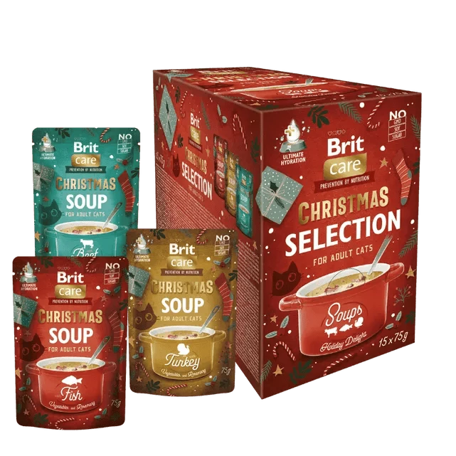 Christmas Soup para gato - Peru com vegetais e rosmaninho (saquetas 75g)