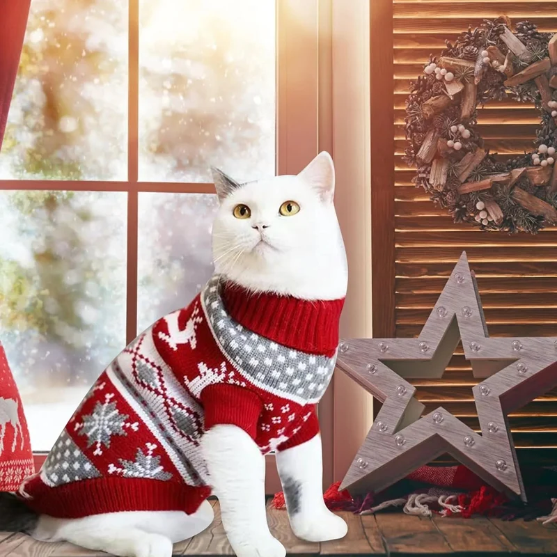2 Camisolas Natalícias para Cães ou Gatos