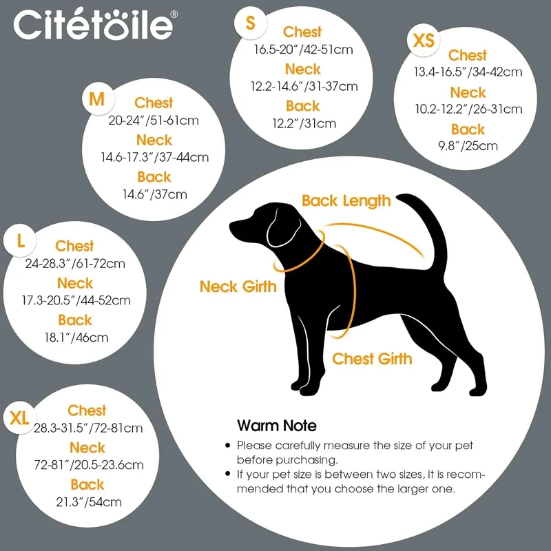 Casaco de Inverno para cão - colete polar grosso com estampado tartã - ideal para o Natal