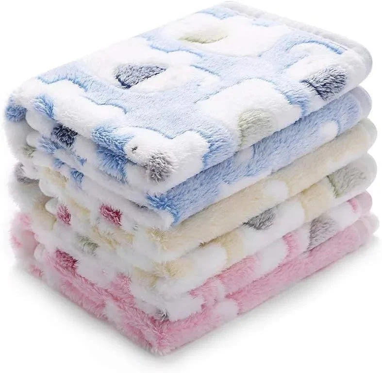 Conjunto de 3 Mantas para cães e gatos, suaves e quentes