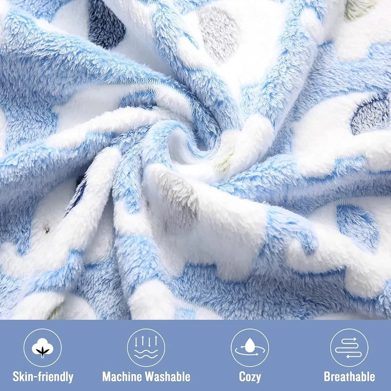 Conjunto de 3 Mantas para cães e gatos, suaves e quentes