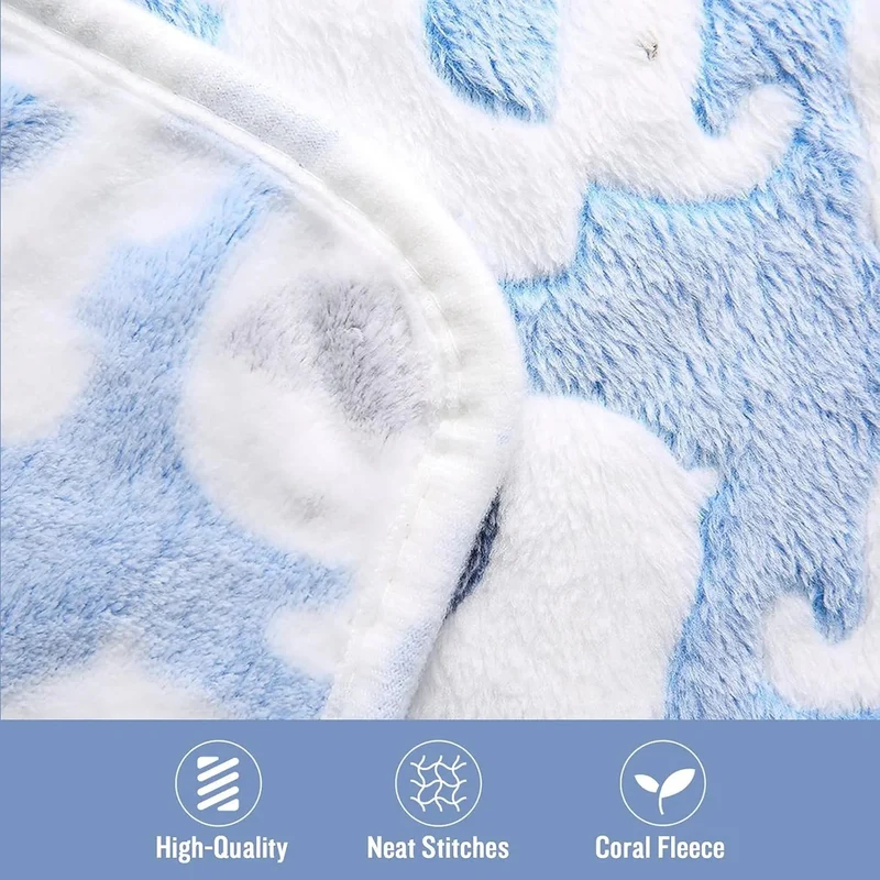 Conjunto de 3 Mantas para cães e gatos, suaves e quentes