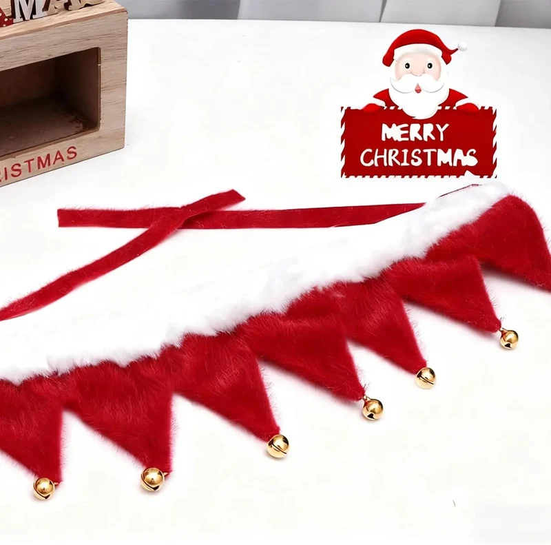 Acessório coleira de Natal para Cão ou Gato, ajustável