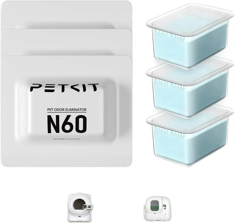 PETKIT PUROBOT Crystal Duo WC para gatos auto-limpável, câmara AI, auto-limpeza de areia para gatos, limpeza bidirecional, bandeja substituível, eliminação de odores