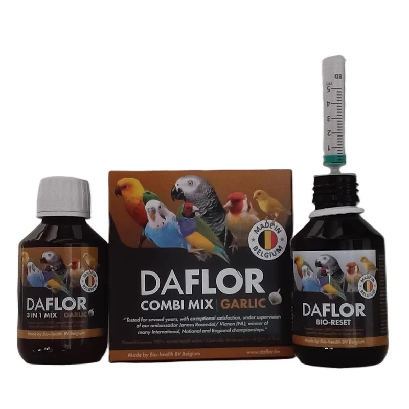 NEU Daflor Kombi-Mix – 2 x 150 ml – Mit Knoblauch – 2-in-1-Schutz