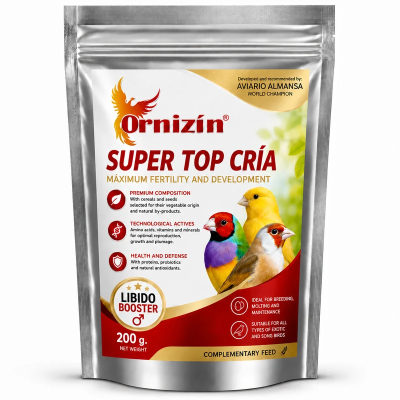 Super Top Cría Fringillidi 200g - Kondition und Fruchtbarkeit - Libido-Booster - Ornizìn